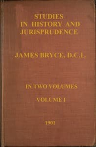 Studies in history and jurisprudence, volume 1 (of 2)