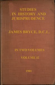 Studies in history and jurisprudence, volume 2 (of 2)