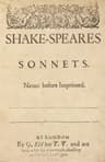 Shakespeare's Sonnets