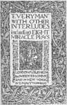 everyman," with Other Interludes, Including Eight Miracle Plays