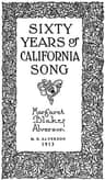 Sixty Years of California Song