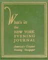 What's in the New York Evening Journal: America's Greatest Evening Newspaper