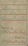 Diary of Anna Green Winslow, a Boston School Girl of 1771