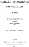 Gerald Fitzgerald, the Chevalier: A Novel