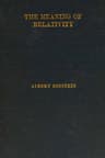 The Meaning of Relativityfour Lectures Delivered at Princeton University, May, 1921