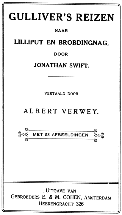 Gulliver's Reizen Naar Lilliput En Brobdingnag