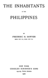 The Inhabitants of the Philippines