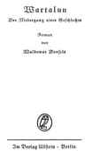 Wartalun: Der Niedergang Eines Geschlechts