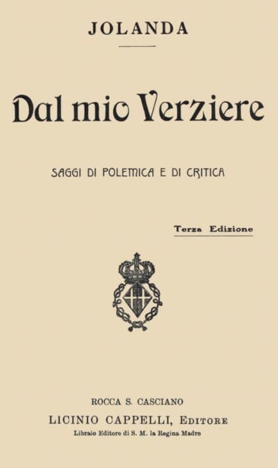 Dal Mio Verziere: Saggi Di Polemica E Di Critica