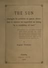 The Sun Changes Its Position in Spacetherefore It Cannot Be Regarded as Being "In a Condition of Rest