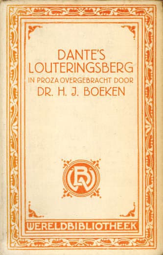 Dante's Louteringsbergin Proza Overgebracht