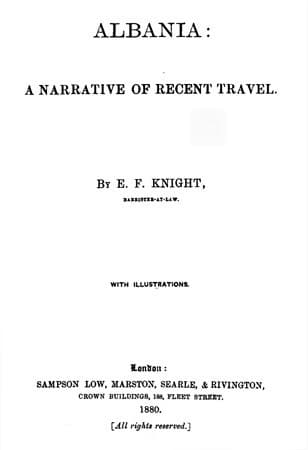 Albania: A Narrative of Recent Travel