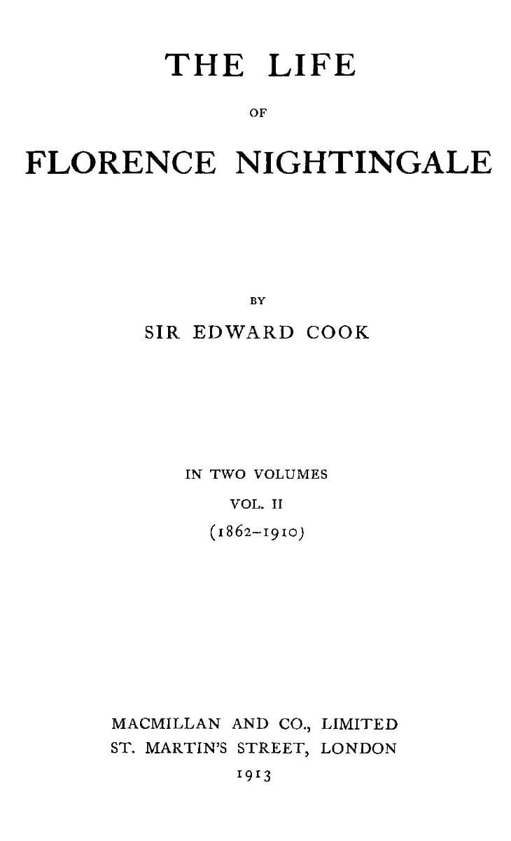 The Life of Florence Nightingale, Vol. 2 of 2