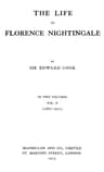 The Life of Florence Nightingale, Vol. 2 of 2