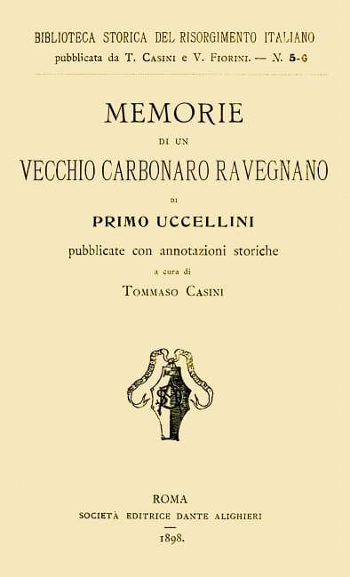 Memorie Di UN Vecchio Carbonaro Ravegnano