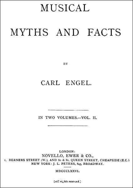 Musical Myths and Facts, Volume 2 (of 2)