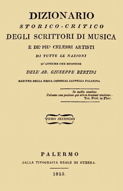Dizionario Storico-Critico Degli Scrittori Di Musica E De' Più Celebri Artisti, Vol. 2di Tutte Le Nazioni Sì Antiche Che Moderne