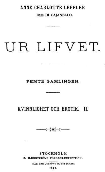 Kvinnlighet Och Erotik II.