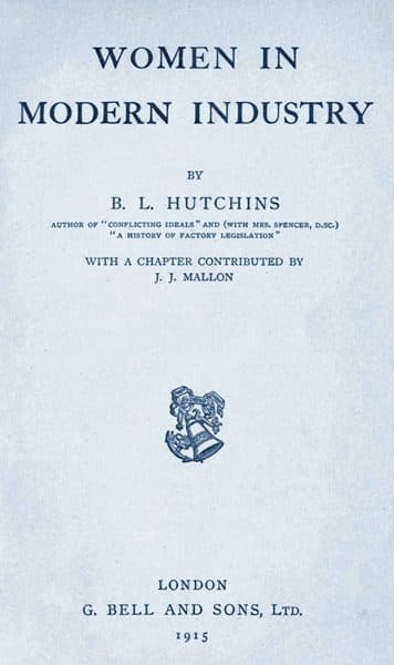 Women in Modern Industry