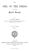 The Girl of the Period, and Other Social Essays, Vol. 1 (of 2)