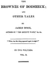 The Brownie of Bodsbeck, and Other Tales (vol. 2 of 2)