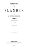 Histoire De Flandre (t. 3/4)