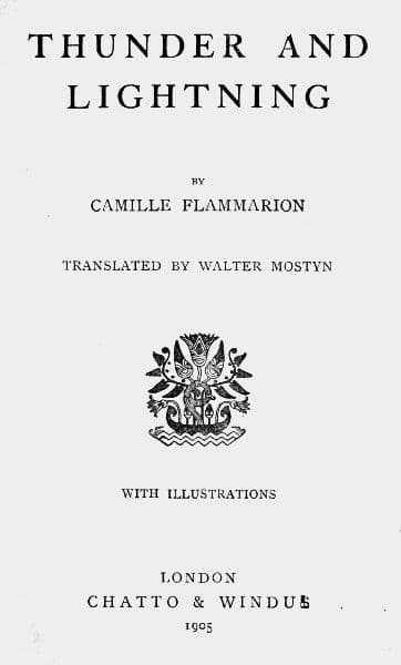 Thunder and Lightning