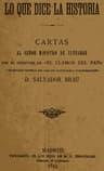 Lo Que Dice La Historiacartas Al Señor Ministro De Ultramar
