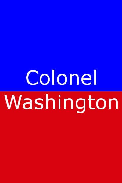 Colonel Washington