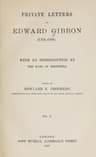 Private Letters of Edward Gibbon (1753-1794) Volume 2 (of 2)