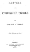 Letters of Peregrine Pickle
