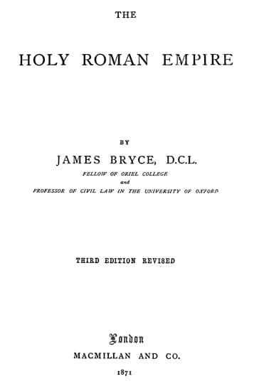 The Holy Roman Empire