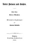Unter Palmen Und Buchen. Erster Band.unter Buchen. Gesammelte Erzählungen.