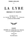 La Lyre Héroïque Et Dolente