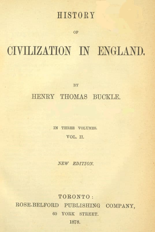 History of Civilization in England,  Vol. 2 of 3