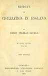 History of Civilization in England, Vol. 3 of 3