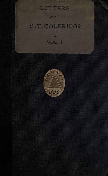 Letters of Samuel Taylor Coleridge, Vol. 1 (of 2)