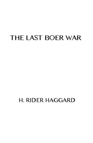 The Last Boer War