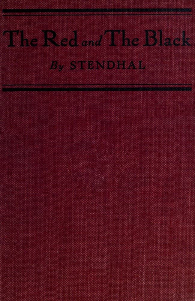 The Red and the Black: A Chronicle of 1830