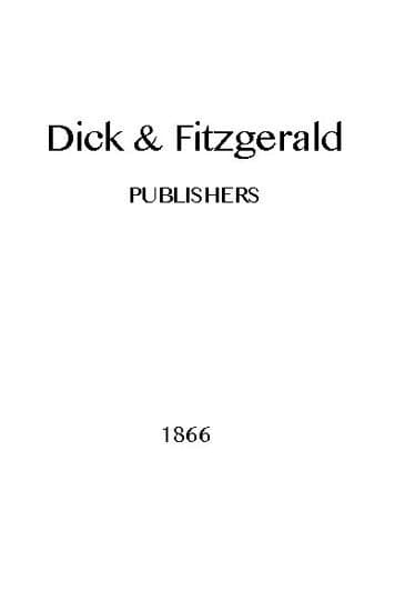 Dick & Fitzgerald Catalog (1866)