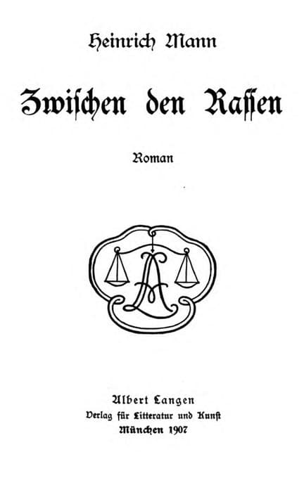 Zwischen Den Rassen: Roman