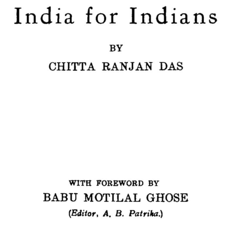India for Indiansenlarged Edition