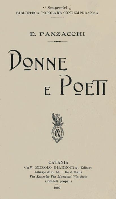 Donne E Poeti