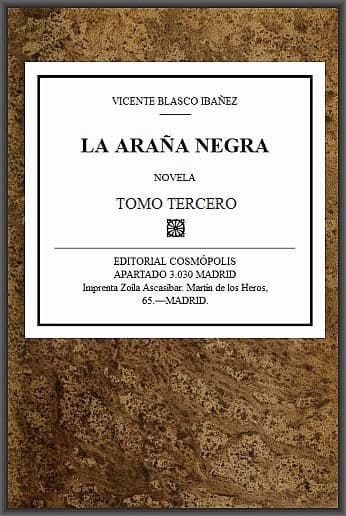 La Araña Negra, T. 3/9