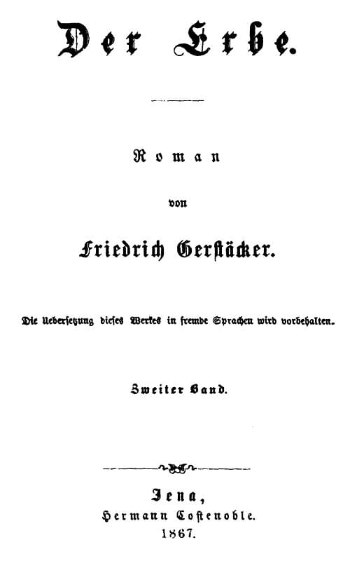 Der Erbe: Roman. Zweiter Band.