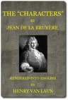 The "Characters" of Jean De La Bruyère