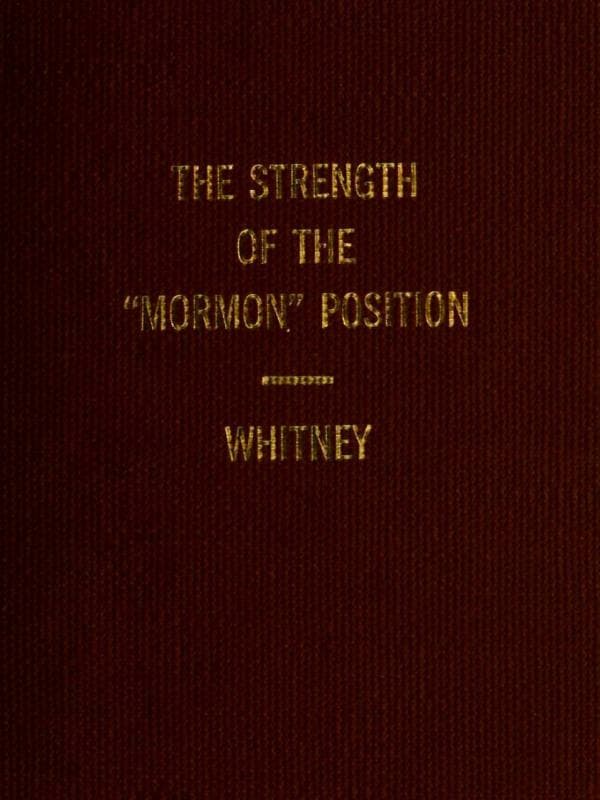 The Strength of the "Mormon" Position