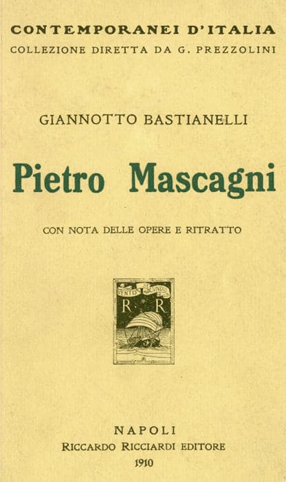 Pietro Mascagni, Con Nota Delle Opere E Ritratto
