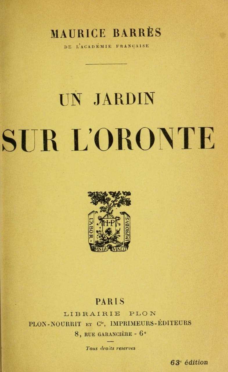 UN Jardin Sur L'oronte