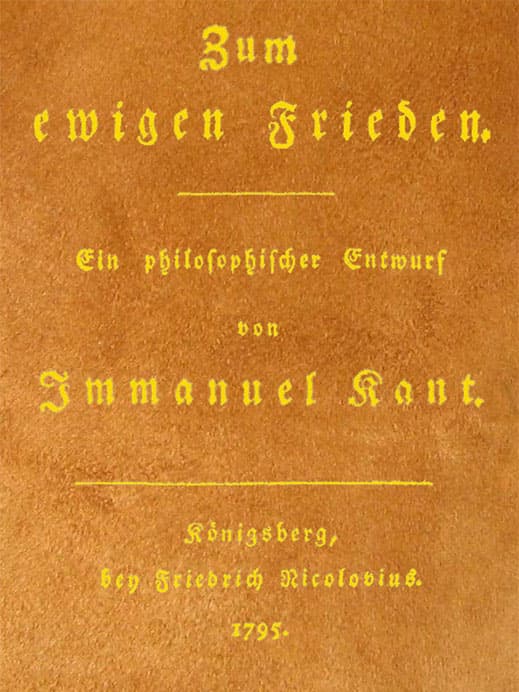 Zum Ewigen Frieden: Ein Philosophischer Entwurf